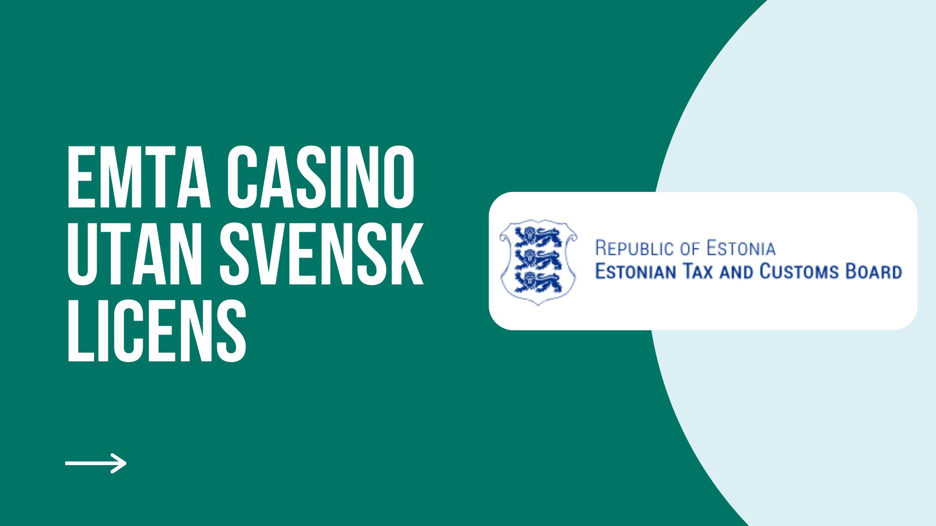 EMTA casino utan svensk licens – ingen skatt på vinster