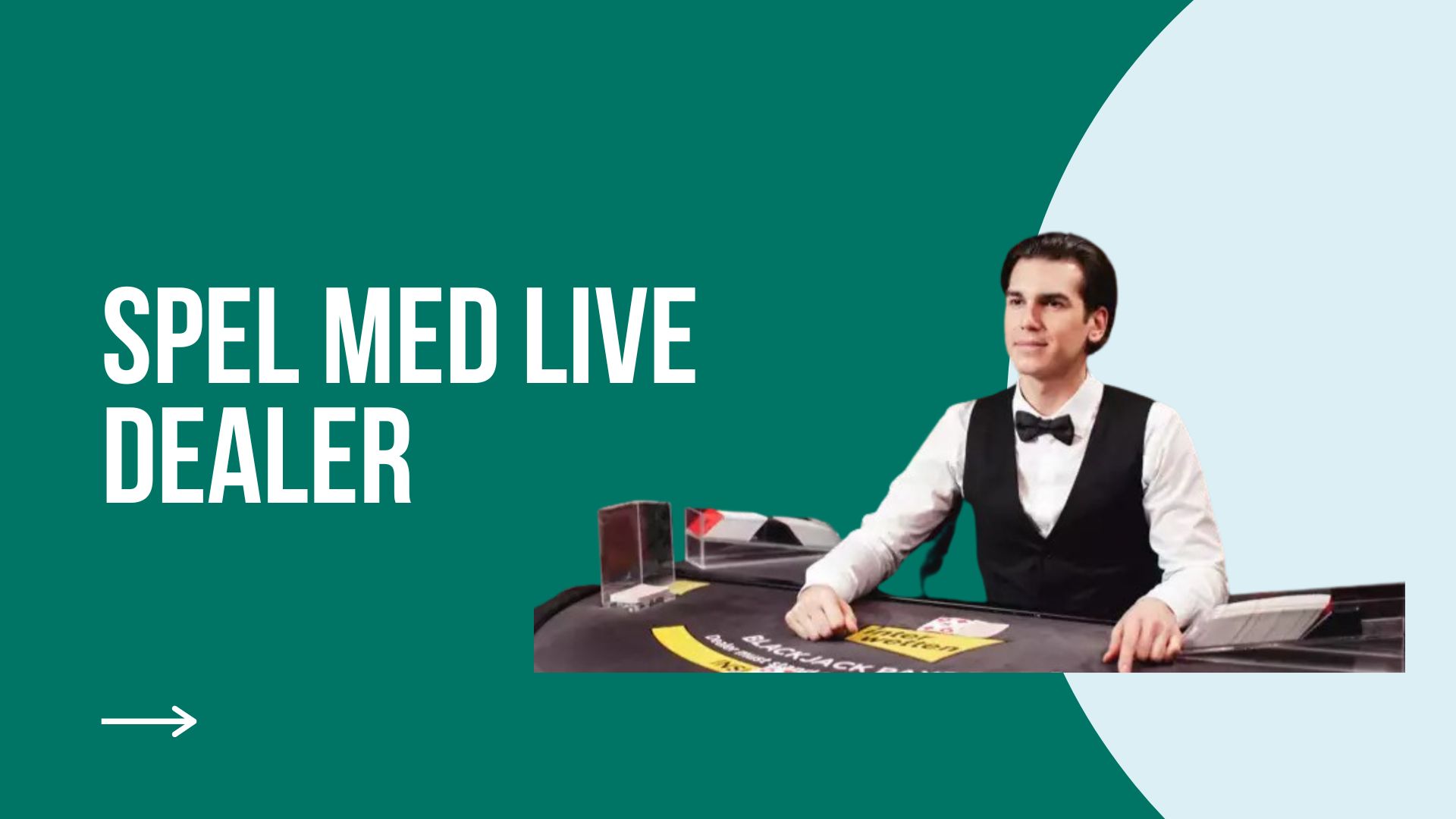Spel med live dealer på nätcasinon utan svensk licens